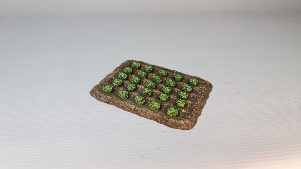 Nippon Saga – Felder (3 Stück) – bemaltes Modell aus dem Daimyos-Will-Sortiment
