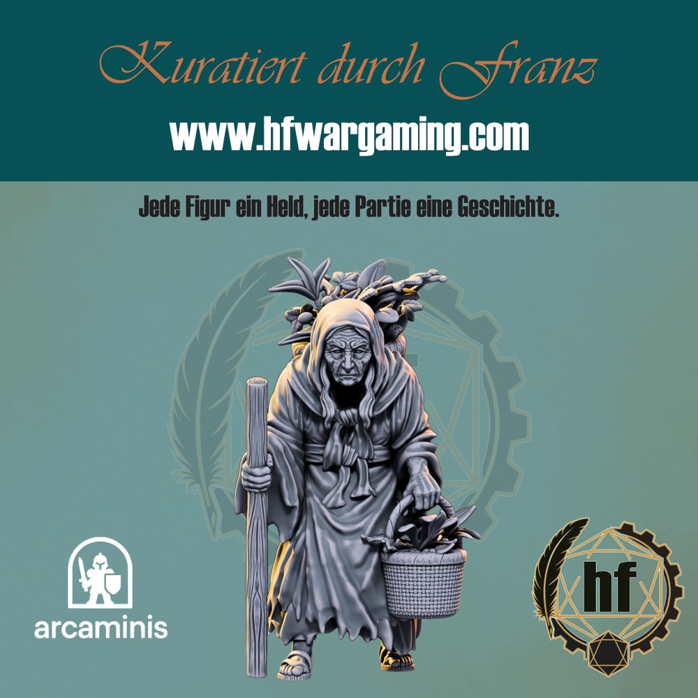 Herbalist – bemaltes Modell aus dem Daimyos-Will-Sortiment
