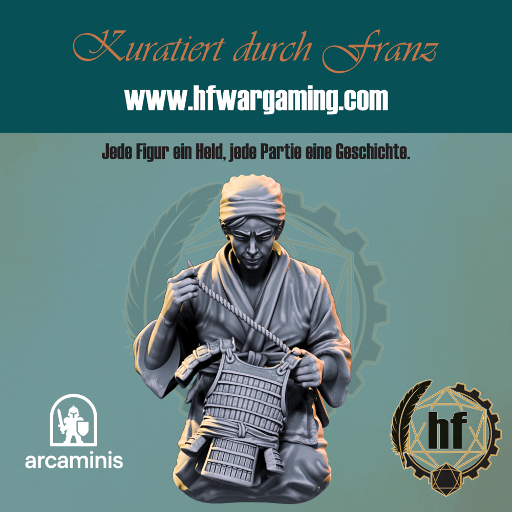 Armorer´s Seamstress – bemaltes Modell aus dem Daimyos-Will-Sortiment