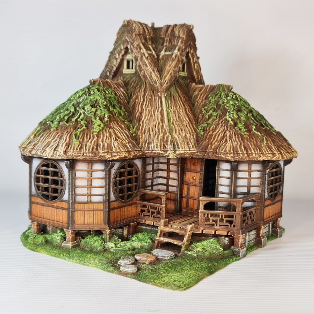 Nippon Saga – Okiya (Geisha-Haus) – bemaltes Modell aus dem Daimyos-Will-Sortiment