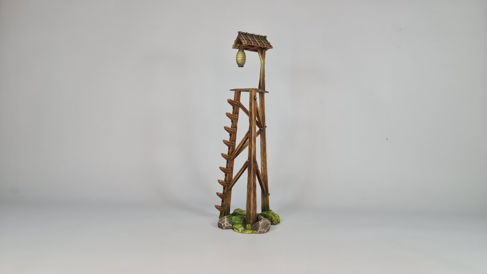 Nippon Saga – Wachturm – bemaltes Modell aus dem Daimyos-Will-Sortiment